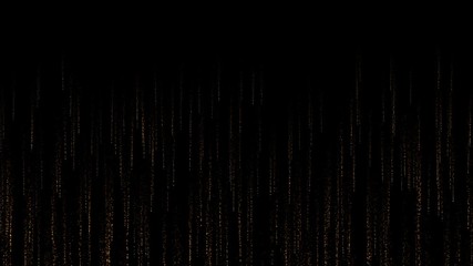 Poster - Falling threads of golden salute.