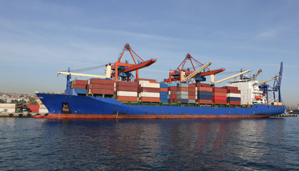 Container Ship in port