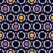 Abstract retro patten with circle and polka. geometric pattern for background, wallpaper, digital print and textile