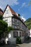 Fototapeta Sawanna - Historische Fachwerkhäuser in Heppenheim / hessische Bergstrasse