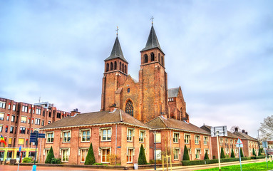 Canvas Print - Sint-Walburgiskerk in Arnhem, Netherlands