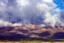 Storm Clouds Over Chiricahua Mountains, One Of Arizona's Famous Sky Islands, Near The Town Of Portal