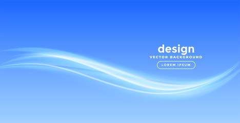 elegant blue wave background design