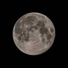 First Spring Full Moon, High Resolution Detailed Image