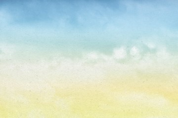 Wall Mural - paper background with beautiful cloudy sky texture.