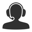 © Suppachok N - contact center icon flat minimal design