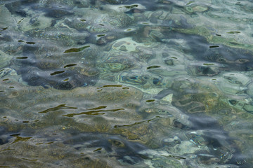 Rock distortion from sea water diffraction