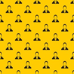 Poster - User pattern seamless vector repeat geometric yellow for any design