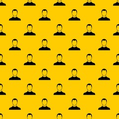 Poster - User pattern seamless vector repeat geometric yellow for any design