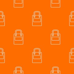 Wall Mural - Eco bag pattern vector orange for any web design best