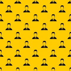 Poster - User pattern seamless vector repeat geometric yellow for any design