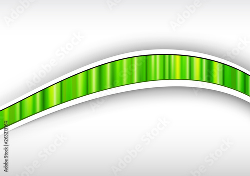 Abstract backround green, 3d with striped pattern, spring vector design.