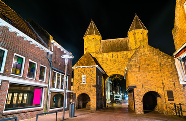 Canvas Print - Kamperbinnenpoort, a gate of Amersfoort, the Netherlands