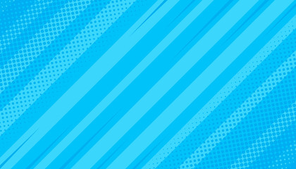 Comics rays background with halftones. Vector illustrations in retro style