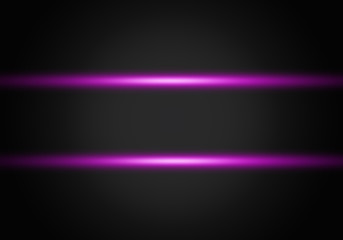 Wall Mural - abstract black background with purple light lines rays with copy space for your text, visiting card 