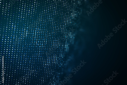 Digital blue backdrop