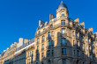 Paris, beautiful building in the center, typical parisian street