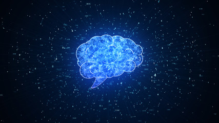 Poster - artificial intelligence concept.