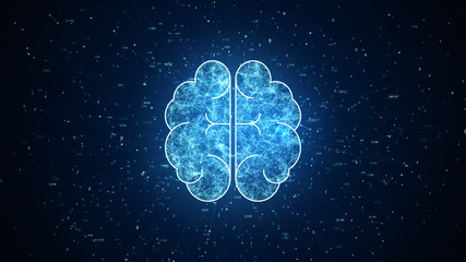 Poster - artificial intelligence concept.