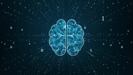 Poster - artificial intelligence concept.