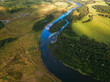 © grthirteen - Drone view on river and forest in Russia