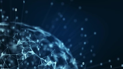 Poster - big data concept.