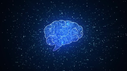 Poster - artificial intelligence concept.