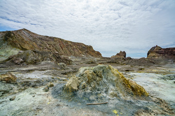 volcanic crater,white island,new zealand 4