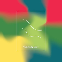 Fototapete - Fluid futuristic design poster. Liquid color background design