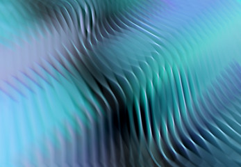 Sticker - Blue abstract wavy background with blurred motion effect