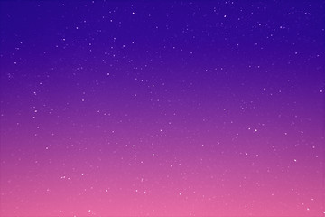 abstract view on a stars in the evening purple sky as background, texture