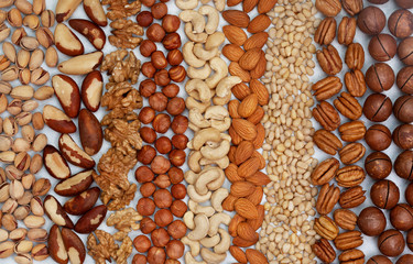 Wall Mural - nuts background