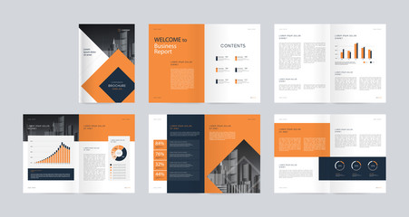  template layout design with cover page for company profile ,annual report , brochures, flyers, presentations, leaflet, magazine, book