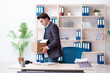 © Elnur - Young male employee being fired from his work