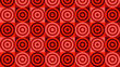 Red Concentric Circles Pattern