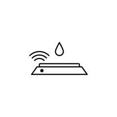 Poster - humidity sensor icon. Element of plumbering icon. Thin line icon for website design and development, app development. Premium icon