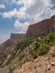 Wall Mural - Hanging Village near Habala in the Asir region, Saudi Arabia