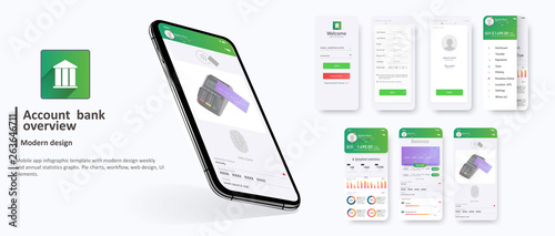 Banking App Ui Ux Kit For Responsive Mobile App Or Website With