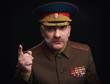 parody portrait of a Russian military general