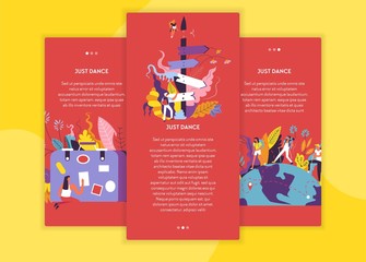 Wall Mural - travel agency web pages templates suitcase and pointer world globe