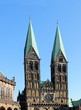Towers. Bremen Cathedral of St. Peter, Bremer St. Petri dom