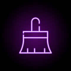Poster - brush for painting neon icon. Elements of construction set. Simple icon for websites, web design, mobile app, info graphics