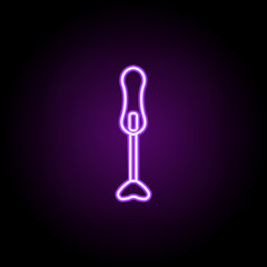 Poster - blender neon icon. Elements of web set. Simple icon for websites, web design, mobile app, info graphics