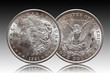© Matt Light - US Morgan Silver Dollar coin minted 1921