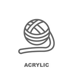 Poster - Acrylic icon. Element of row matterial icon. Thin line icon for website design and development, app development. Premium icon