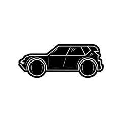 Poster - SUV car icon. Element of Cars for mobile concept and web apps icon. Glyph, flat icon for website design and development, app development