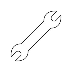 Fototapete - Spanner icon. Element of Constraction tools for mobile concept and web apps icon. Outline, thin line icon for website design and development, app development