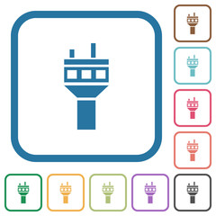 Sticker - Air control tower simple icons