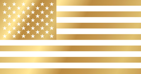 United States golden flag