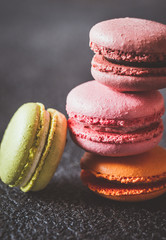 Wall Mural - Colorful macarons